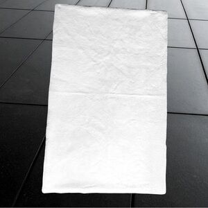 Luxurious White Faux Fur Floor Mat 62.5” x 39”